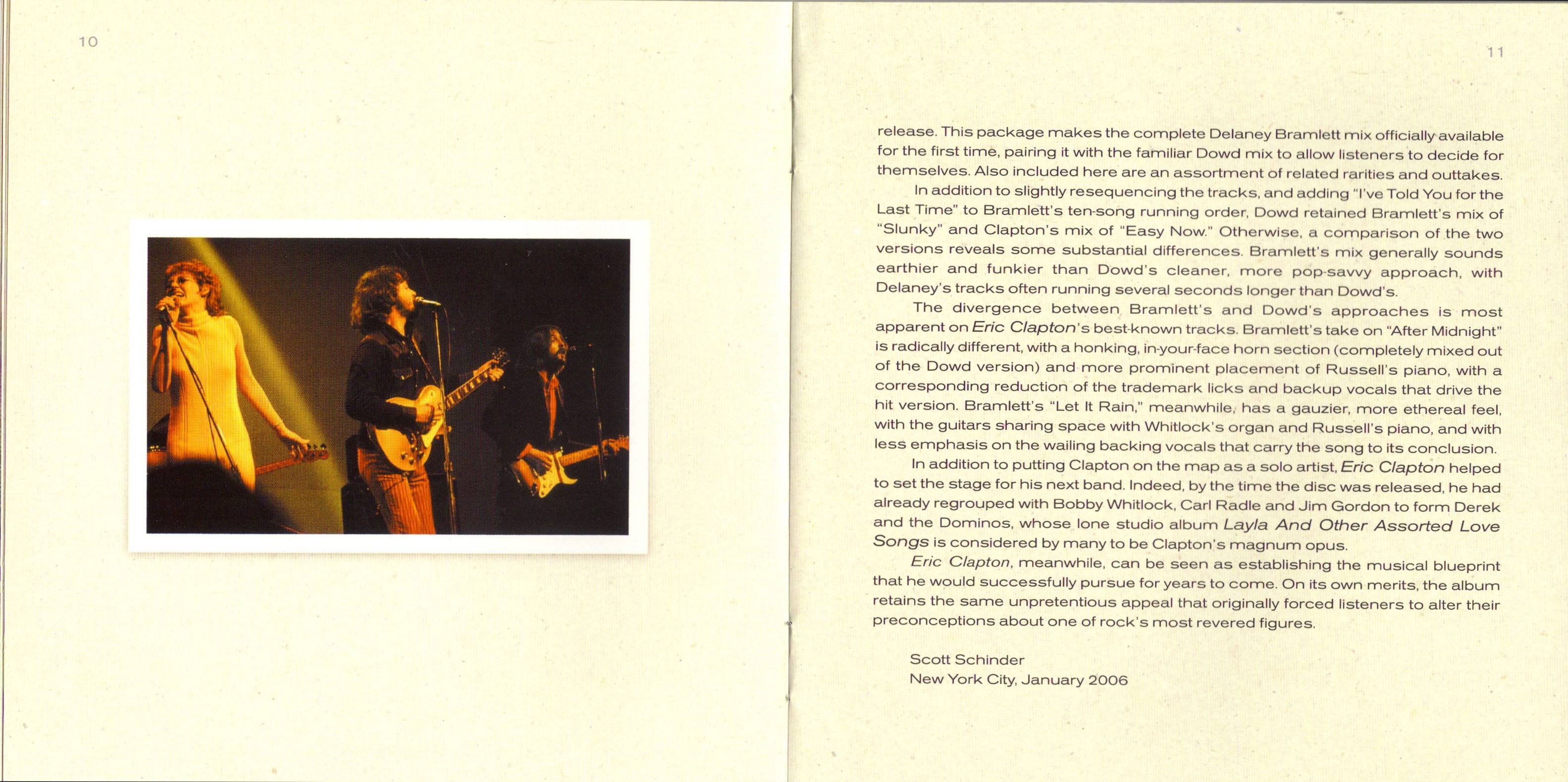 Eric Clapton Eric Clapton Limited Edition : Booklet06 JPN